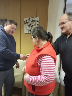 Oslava jubilea jedného z prijímateľov v CSS - KOLONKA